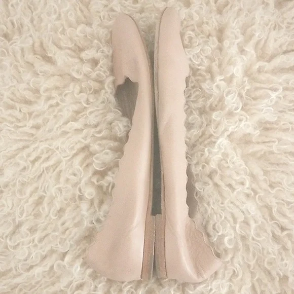 Chloe Lauren Scalloped Ballet Flats Size 39..Offer - Picture 8 of 16